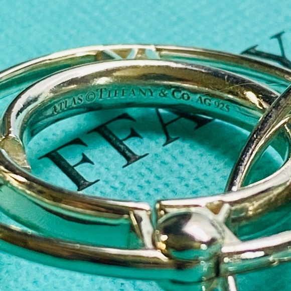 New Tiffany & Co Sterling Silver Atlas Numeral Open Link Bracelet. Rare, Retired - Picture 8 of 9